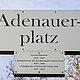 Gedenktafel Adenauerplatz