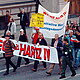Demonstration gegen Hartz IV